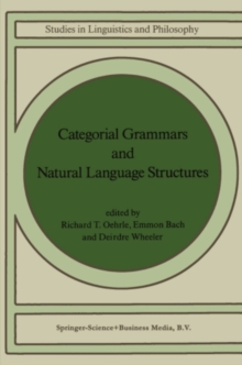 Categorial Grammars and Natural Language Structures