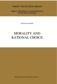 Morality and Rational Choice