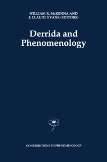 Derrida and Phenomenology