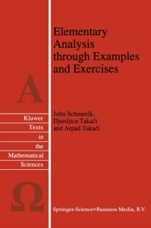 Elementary Analysis through Examples and Exercises