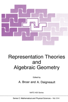 Representation Theories and Algebraic Geometry