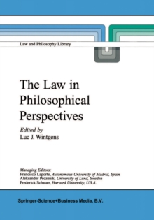 The Law in Philosophical Perspectives : My Philosophy of Law