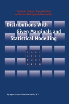 Distributions With Given Marginals and Statistical Modelling