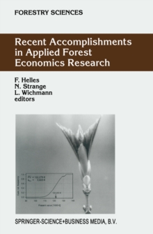 Recent Accomplishments in Applied Forest Economics Research