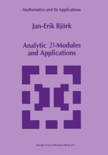 Analytic D-Modules and Applications