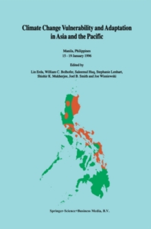 Climate Change Vulnerability and Adaptation in Asia and the Pacific : Manila, Philippines, 15-19 January 1996