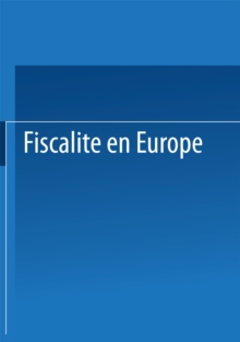 Fiscalite en Europe