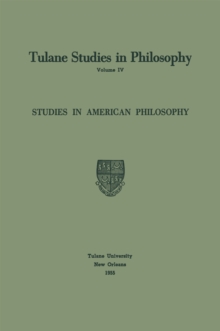 Studies in American Philosophy