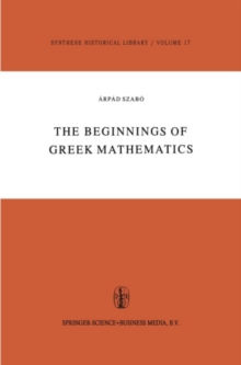 The Beginnings of Greek Mathematics