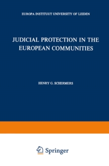 Judicial Protection in the European Communities