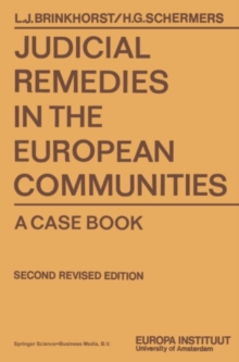 Judicial Remedies in the European Communities : A Case book