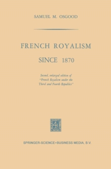 French Royalism Since 1870