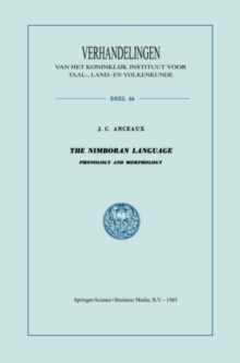 The Nimboran Language : Phonology and Morphology