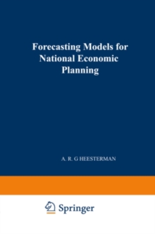 Forecasting models for national economic planning