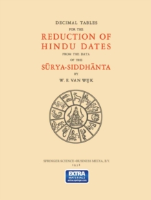 Decimal Tables for the Reduction of Hindu Dates from the Data of the Surya-Siddhanta