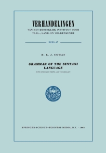 Grammar of the Sentani Language