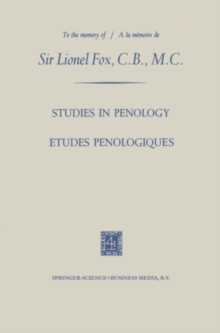 Studies in Penology / Etudes Penologiques