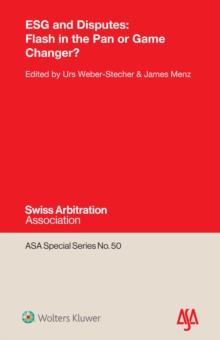 ESG and Disputes : Flash in the Pan or Game Changer?