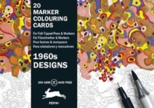 1960s Designs : Marker Colouring Cards Book, Hardback Book 1960s Designs : Marker Colouring Cards Book, Hardback Book