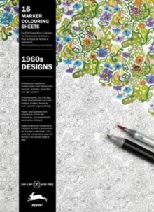 1960s Designs : Marker Colouring Sheets, Hardback Book 1960s Designs : Marker Colouring Sheets, Hardback Book