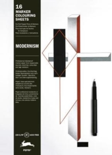 Modernism : Marker Colouring Sheets, Hardback Book Modernism : Marker Colouring Sheets, Hardback Book