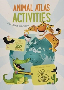 World Map Sticker Book: Animals, Paperback Book World Map Sticker Book: Animals, Paperback Book