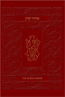 The Koren Sachs Siddur (Burgundy Leather), Hardback Book The Koren Sachs Siddur (Burgundy Leather), Hardback Book