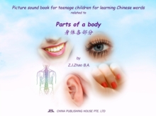 Picture sound book for teenage children for learning Chinese words related to Parts of a body