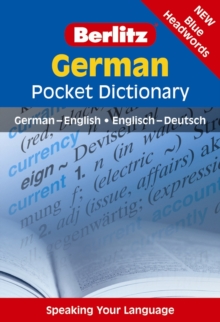 Berlitz Pocket Dictionary German, Paperback Book Berlitz Pocket Dictionary German, Paperback Book