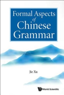 Formal Aspects Of Chinese Grammar, Paperback Book Formal Aspects Of Chinese Grammar, Paperback Book