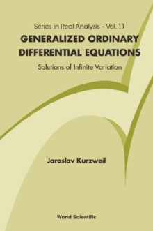 Generalized Ordinary Differential Equations: Not Absolutely Continuous Solutions