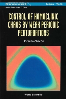 Control Of Homoclinic Chaos By Weak Periodic Perturbations