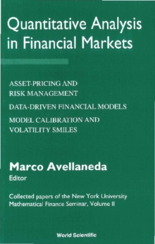 Quantitative Analysis In Financial Markets: Collected Papers Of The New York University Mathematical Finance Seminar (Vol Ii)