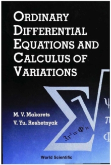 Ordinary Differential Equations And Calculus Of Variations