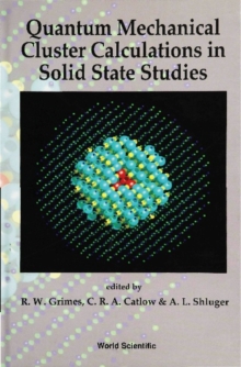 Quantum Mechanical Cluster Calculations In Solid State Studies