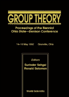 Group Theory - Proceedings Of The Biennial Ohio State - Denison Conference