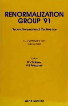 Renormalization Group '91 - Proceedings Of The 2nd International Conference