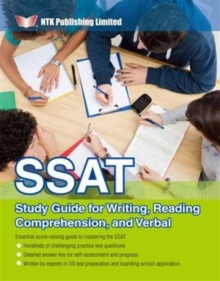 SSAT Study Guide for Writing, Reading Comprehension, and Verbal, Book Book SSAT Study Guide for Writing, Reading Comprehension, and Verbal, Book Book