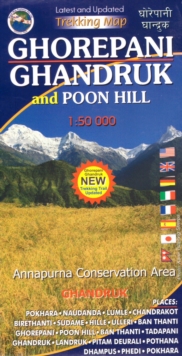 Ghorepani Ghandruk and Poonhill-MAP, Paperback Book Ghorepani Ghandruk and Poonhill-MAP, Paperback Book