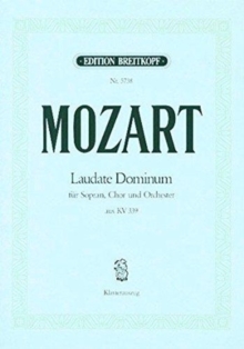 LAUDATE DOMINUM FROM VESPERAE SOLENNES D, Book LAUDATE DOMINUM FROM VESPERAE SOLENNES D, Book