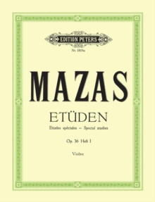 STUDIES OP36 VOL1 ETUDES SPECIALES, Book STUDIES OP36 VOL1 ETUDES SPECIALES, Book