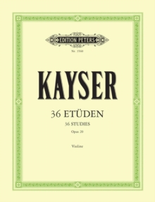 36 Studies Op. 20 for Violin