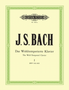 Edition Peters Well-Tempered Clavier, Vol. 1