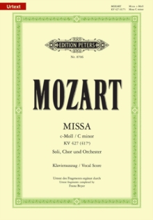 MASS IN C MINOR K427 V, Book MASS IN C MINOR K427 V, Book
