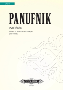 AVE MARIA MIXED VOICE CHOIR & ORGAN, Paperback Book AVE MARIA MIXED VOICE CHOIR & ORGAN, Paperback Book