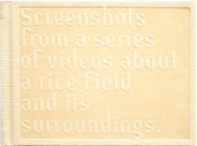 Screenshots of a rice field and its surroundings