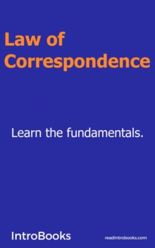 Law of Correspondence