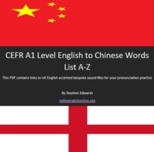 CEFR A1 Level English to Chinese Words List