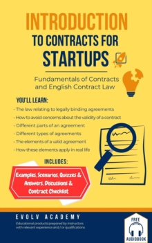 Introduction to Contracts for Entrepreneurs and Startup: Fundamentals of Contracts and English Contract Law