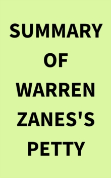 Summary of Warren Zanes's Petty